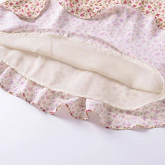 Flower Print Ruched Cami Mini Dress