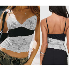 Lace Patchwork Cami Top