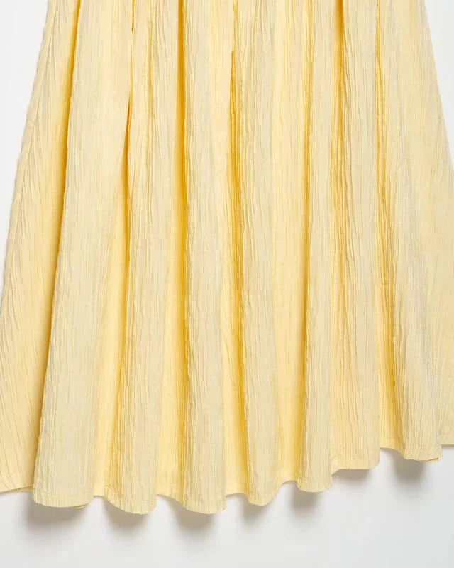 Country Belle Pleated Midi Dress