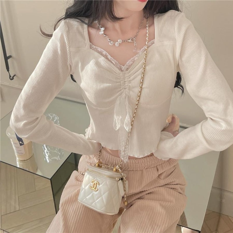 Carly Long Sleeves Vintage Top