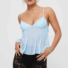 Sheer Cami Lace Top