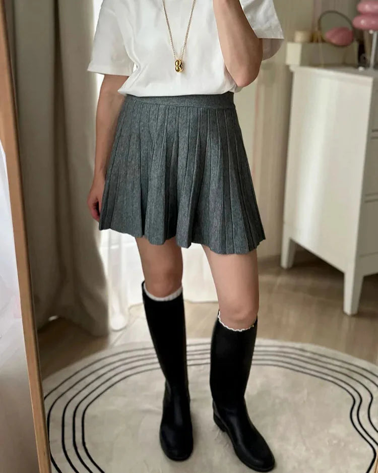 Doreen Mini Pleated A line Skirt