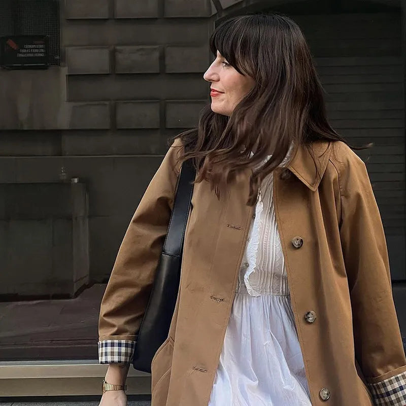 Brinley Long Trench Coat