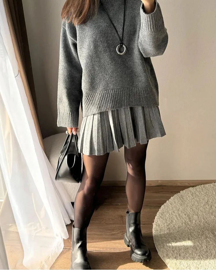Doreen Mini Pleated A line Skirt