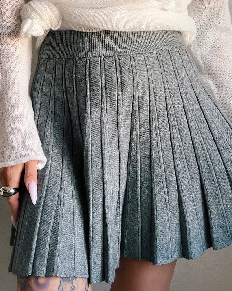 Doreen Mini Pleated A line Skirt