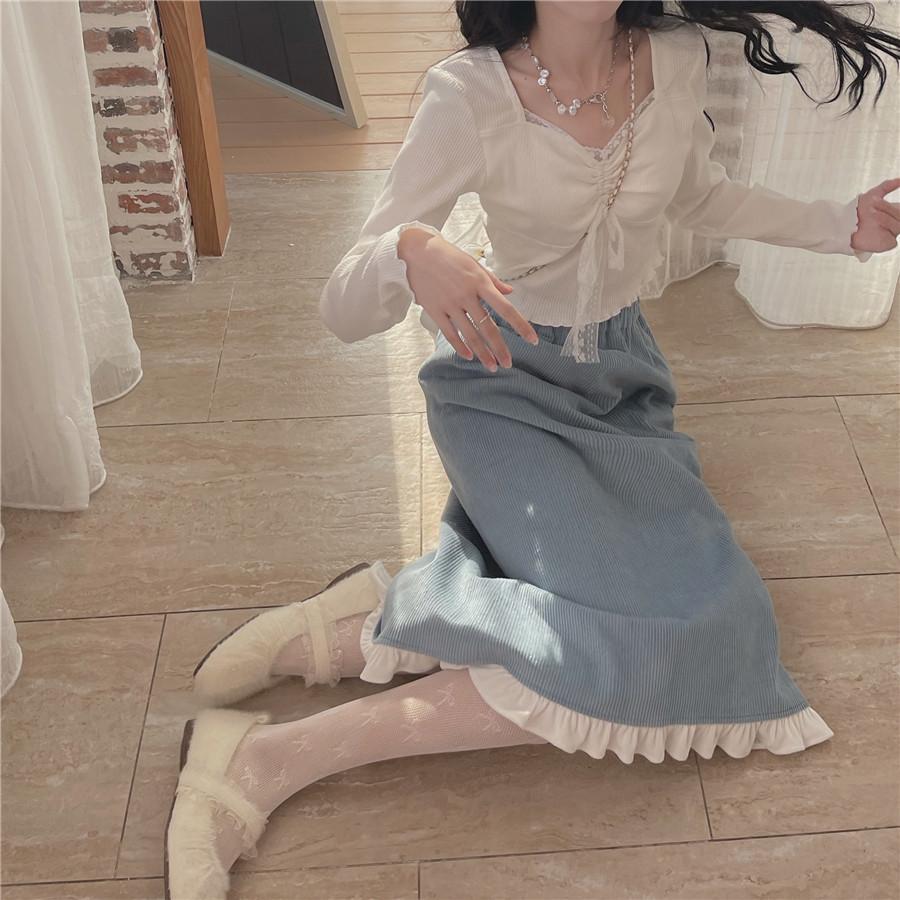 Carly Long Sleeves Vintage Top