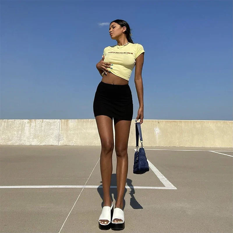 Epic Midnight Mini A Line Skirt