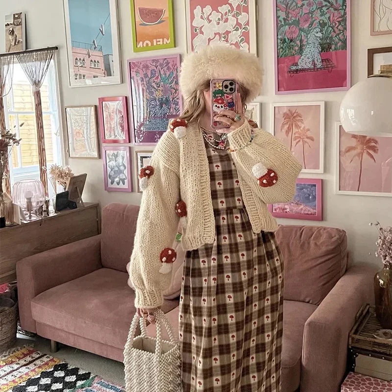 3D Embroidered Cardigan