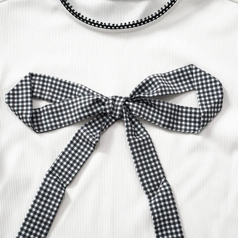 Large Bow Applique Top