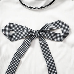 Large Bow Applique Top