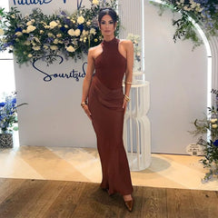 Roslyn Satin Maxi Dress