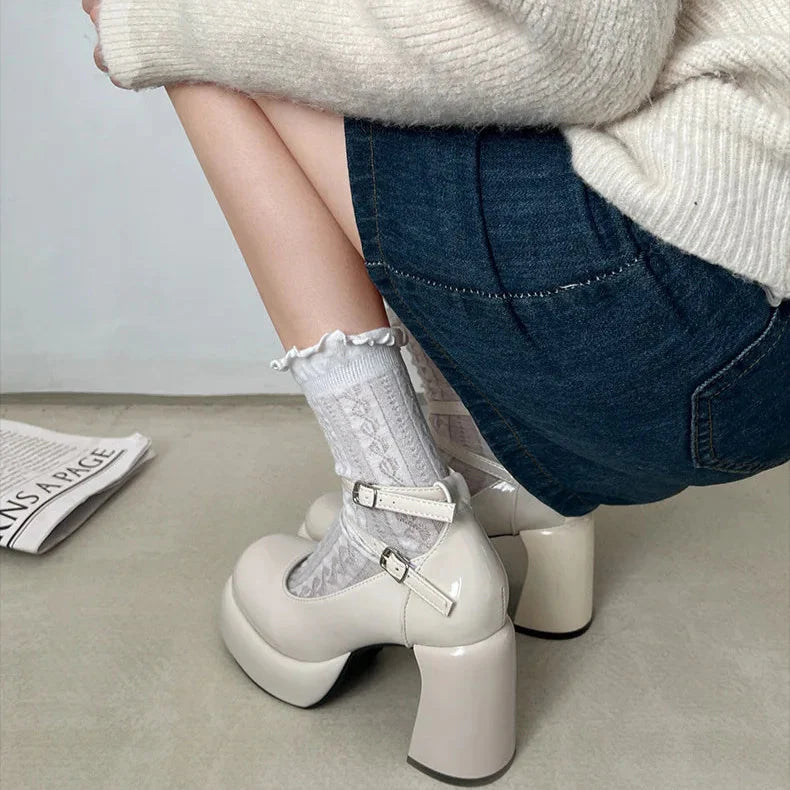 'I Am High' Chunky Pumps