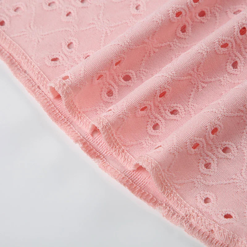 Doily Print Toe Up Tank Top