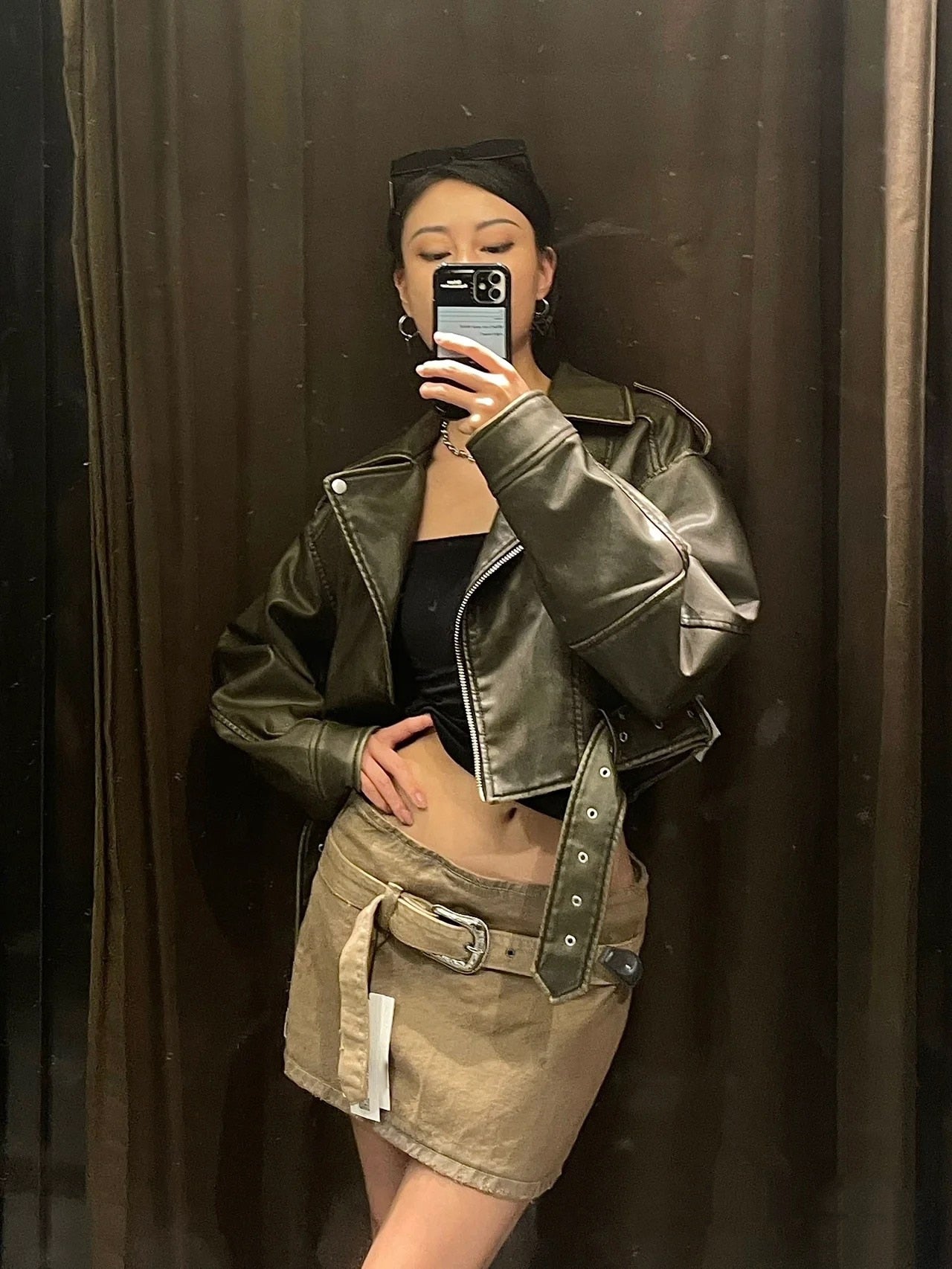 Ethan's Maven Faux Leather Jacket