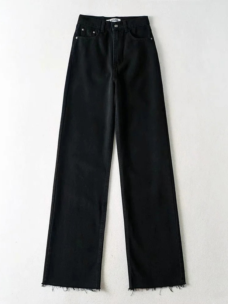 'Take Me As I Am' Straight Leg Baggy Jeans