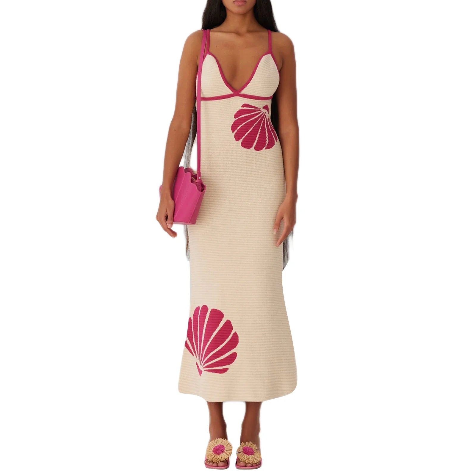Colette Knit V Neck Dress
