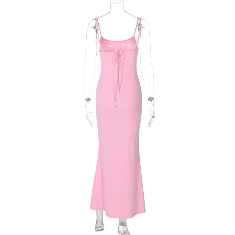 Bodycon Cami Beaded Midi Dress
