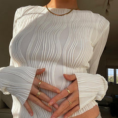Eden Ruched Skinny Top
