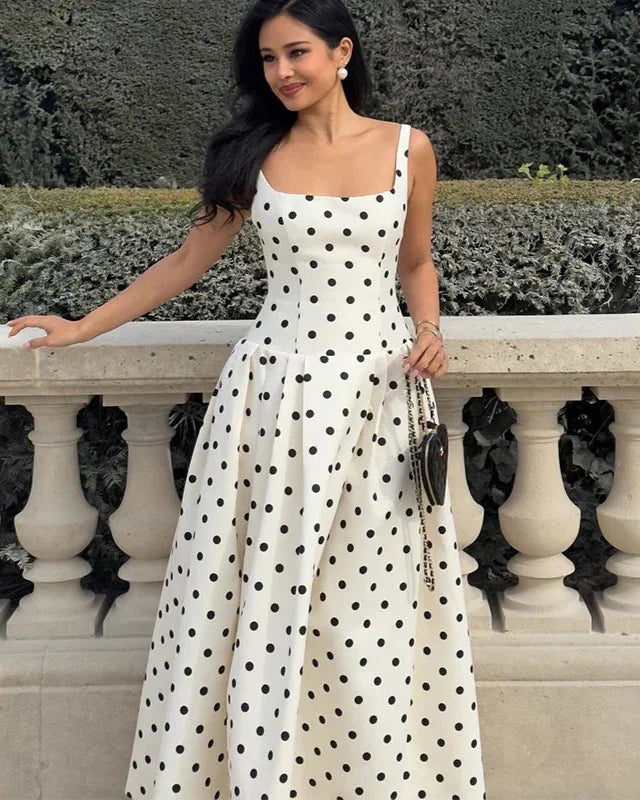 Amora Polka Dots Midi Dress