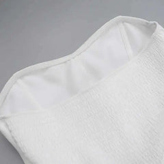 Strapless A-line Large Bow Mini Dress