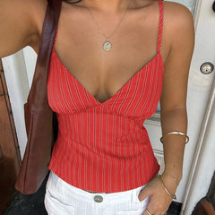Striped Camis Top