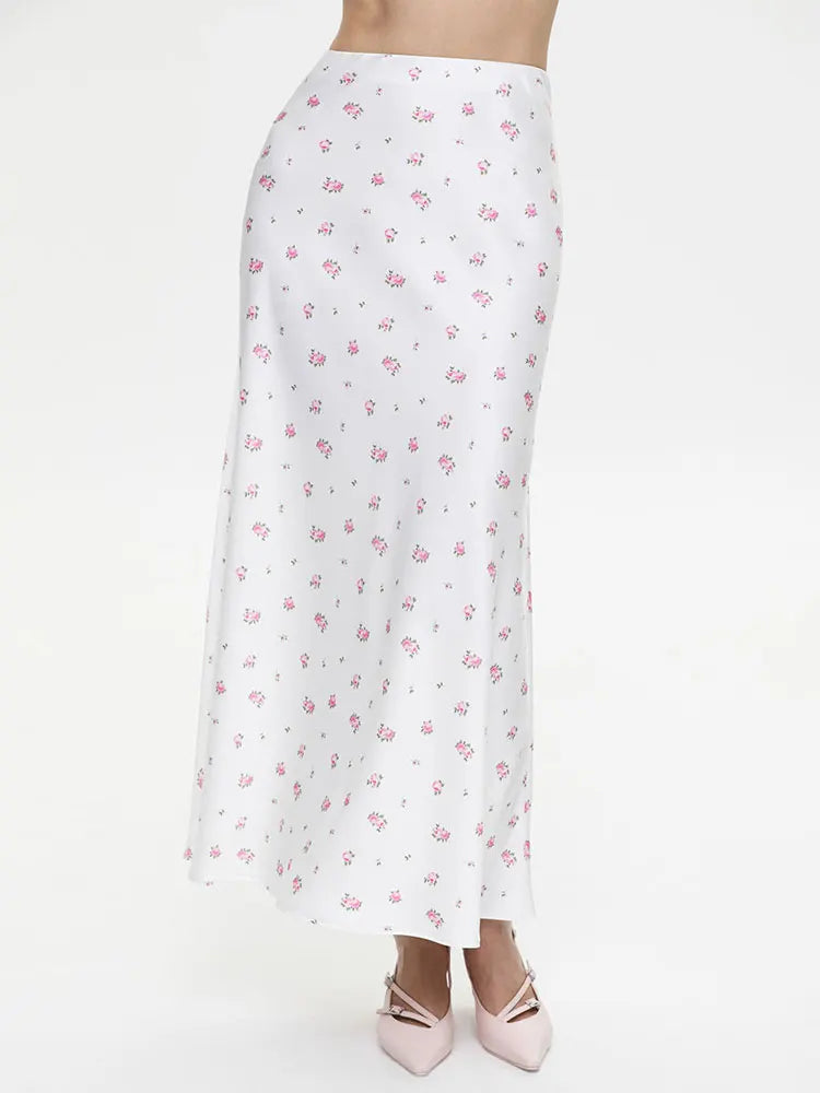 Deena High Waist Printed Skirt