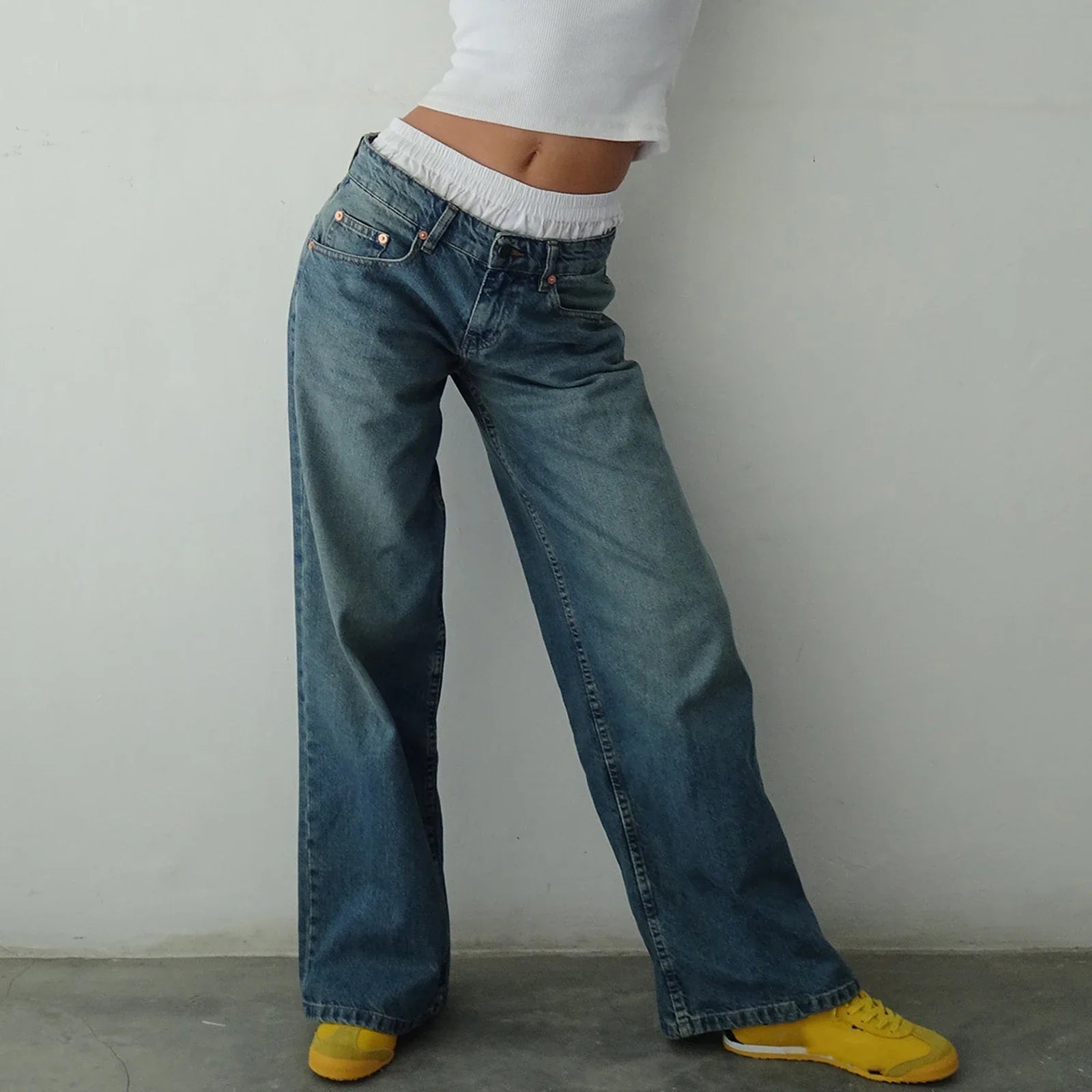 Camryn Low Rise Boyfriend Jeans