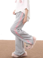 Bow Striped Joggers