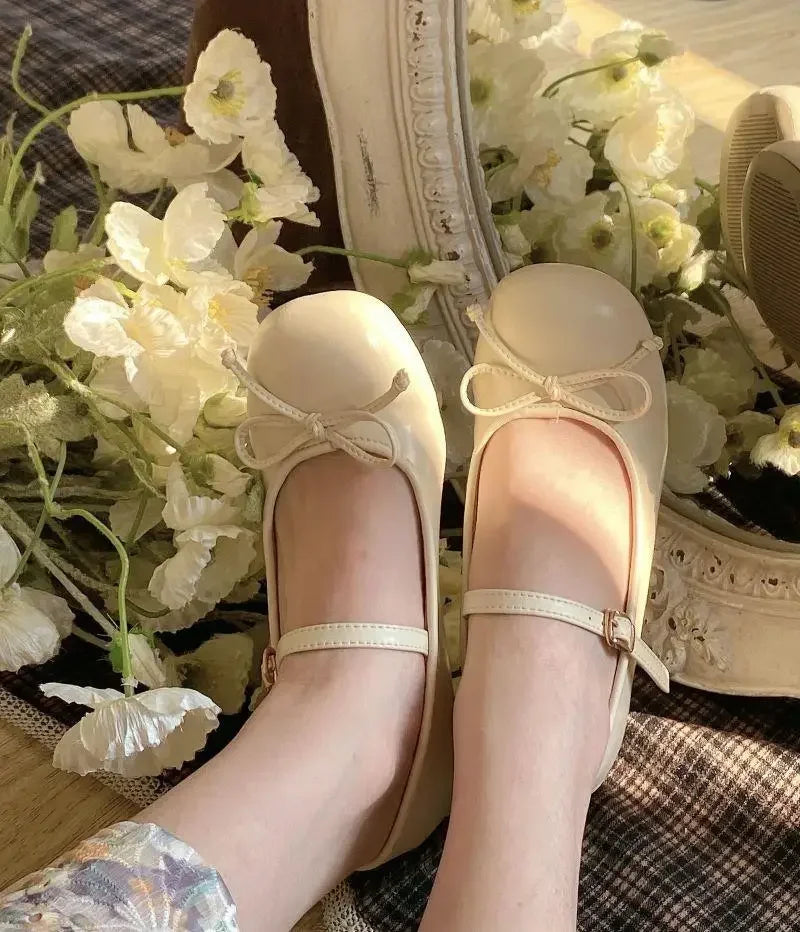 Amaia Bowtie Ballet Shoes