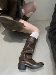 Veridian Knee High Boots
