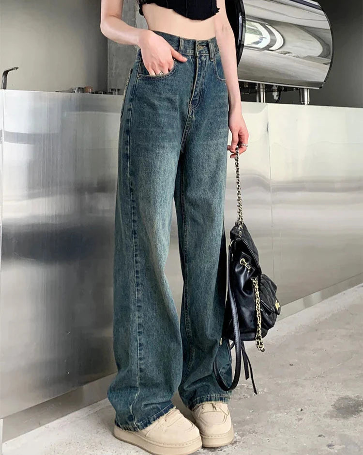 Ondrilla High Waist Wide Leg Jeans