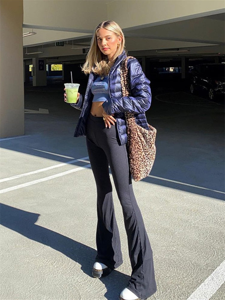 Stand Cool Straight Leg Flared Pants