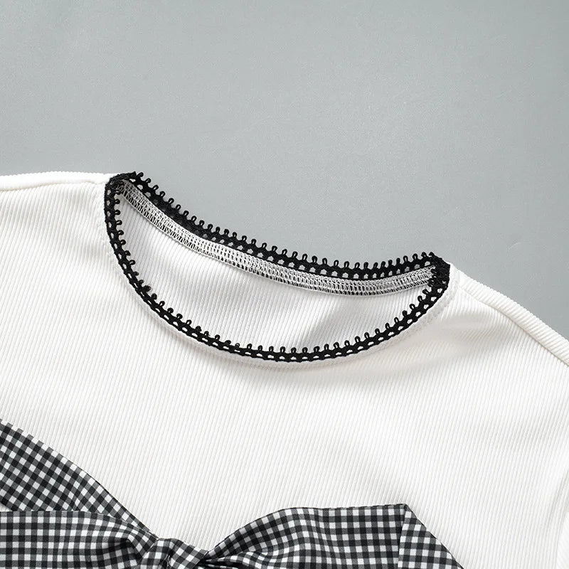 Large Bow Applique Top
