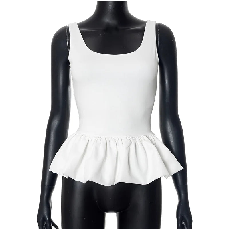 Puff Frill Tank Top