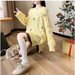 Strawberry Tassel Sweater