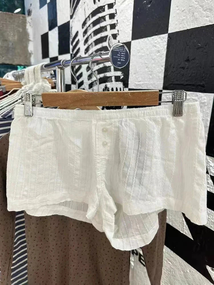 Cotton Elastic Women's Boxer Shorts