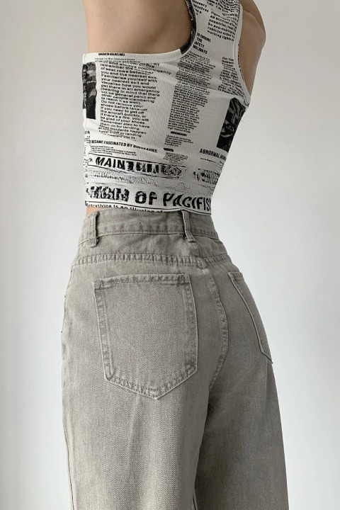 Smoke Rail Straight Leg Jeans