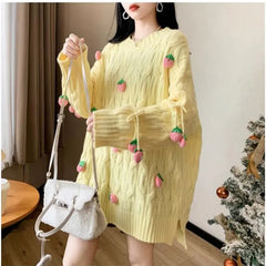 Strawberry Tassel Sweater