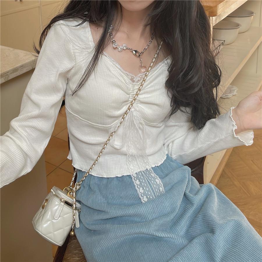 Carly Long Sleeves Vintage Top