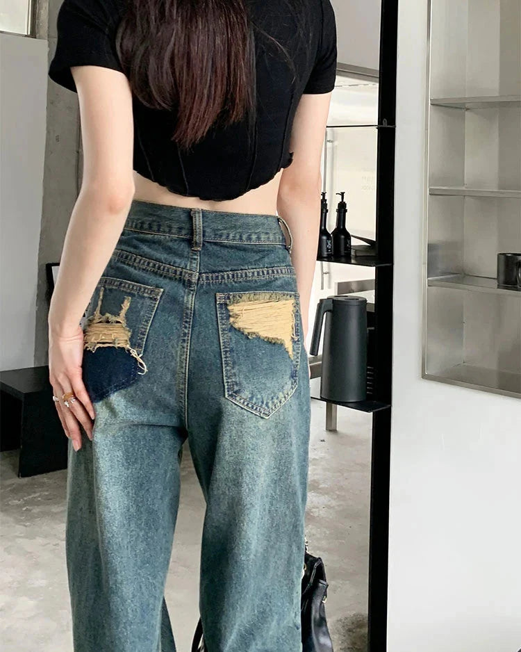 Ondrilla High Waist Wide Leg Jeans