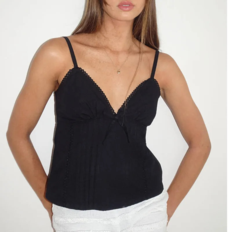 Bow Tie Up Cami Top
