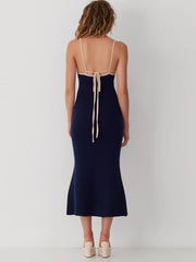 Colette Knit V Neck Dress