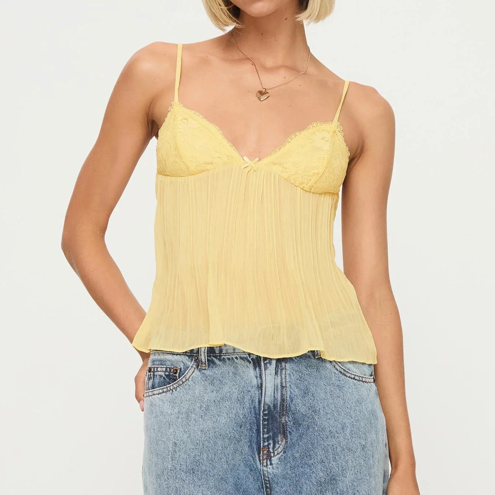 Sheer Cami Lace Top