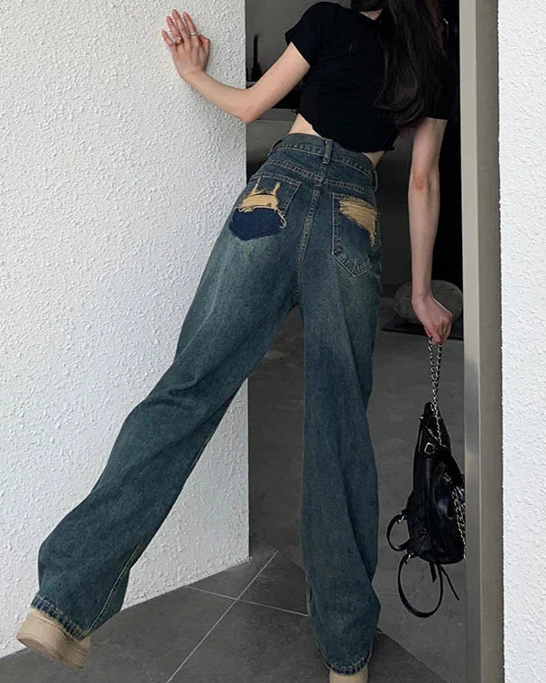 Ondrilla High Waist Wide Leg Jeans