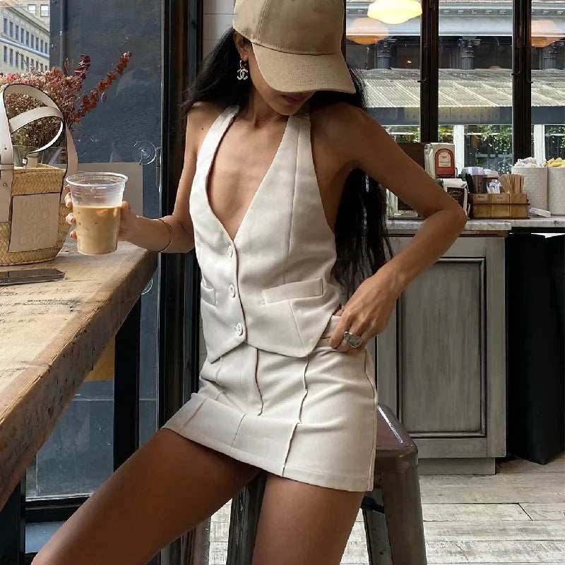 Florence Bodycon Hip Skirt Set