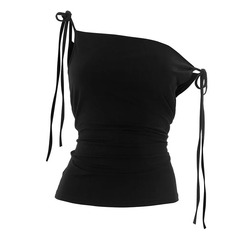 Tie Up String Cami Top