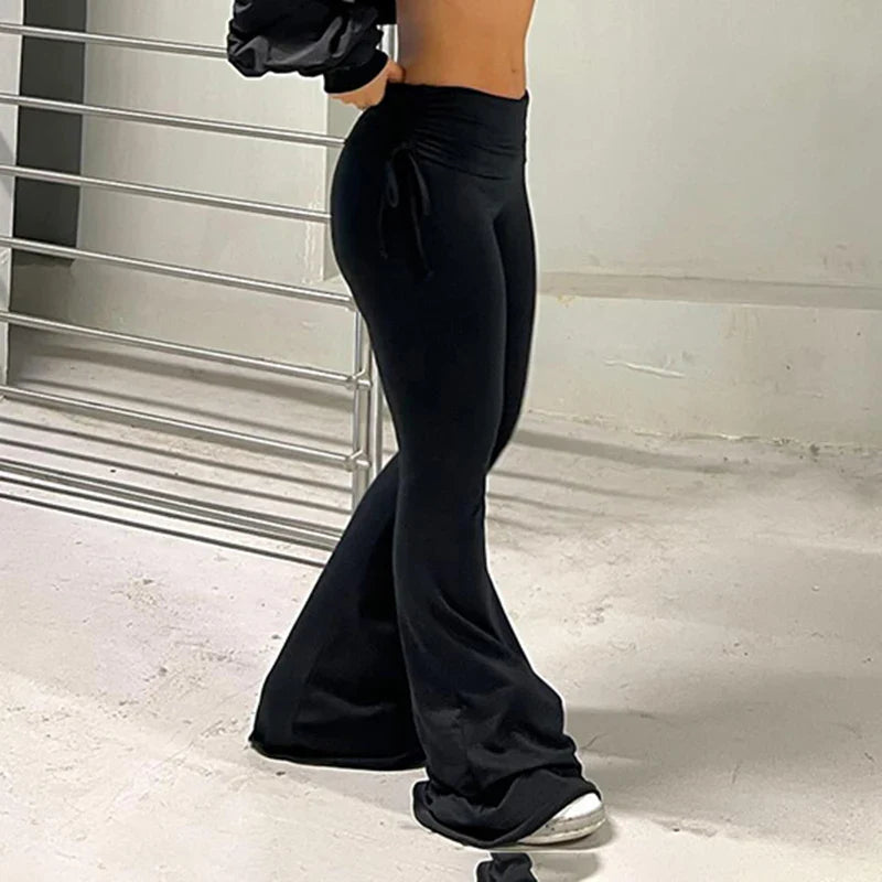 Emmalyn Drawstring Flare Pants