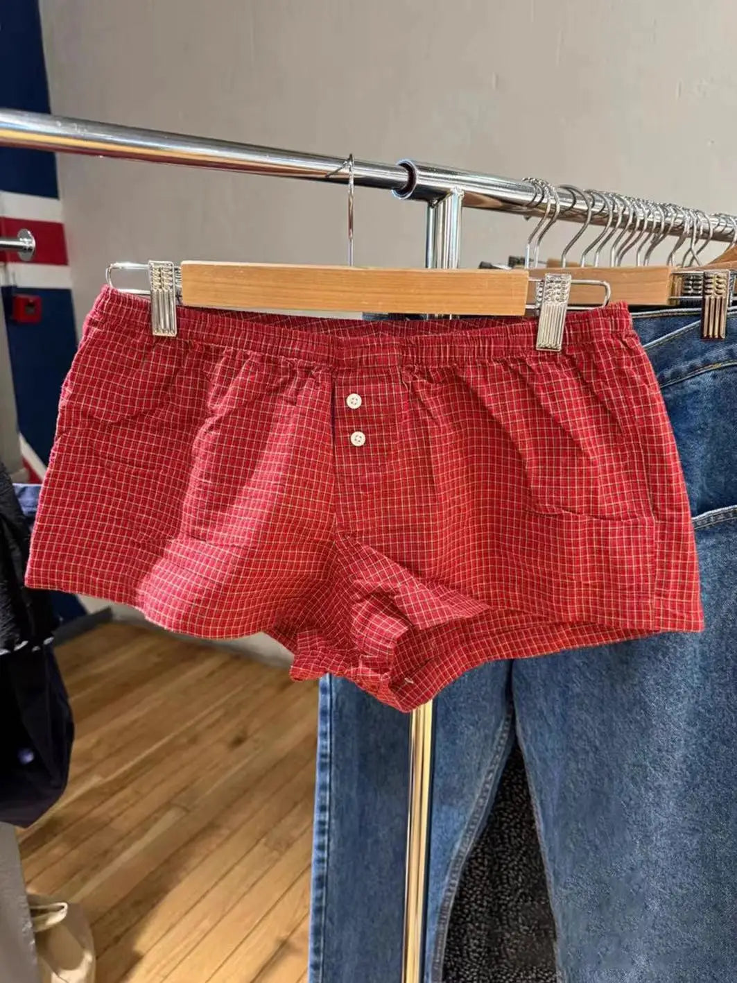 Cotton Elastic Women's Boxer Shorts