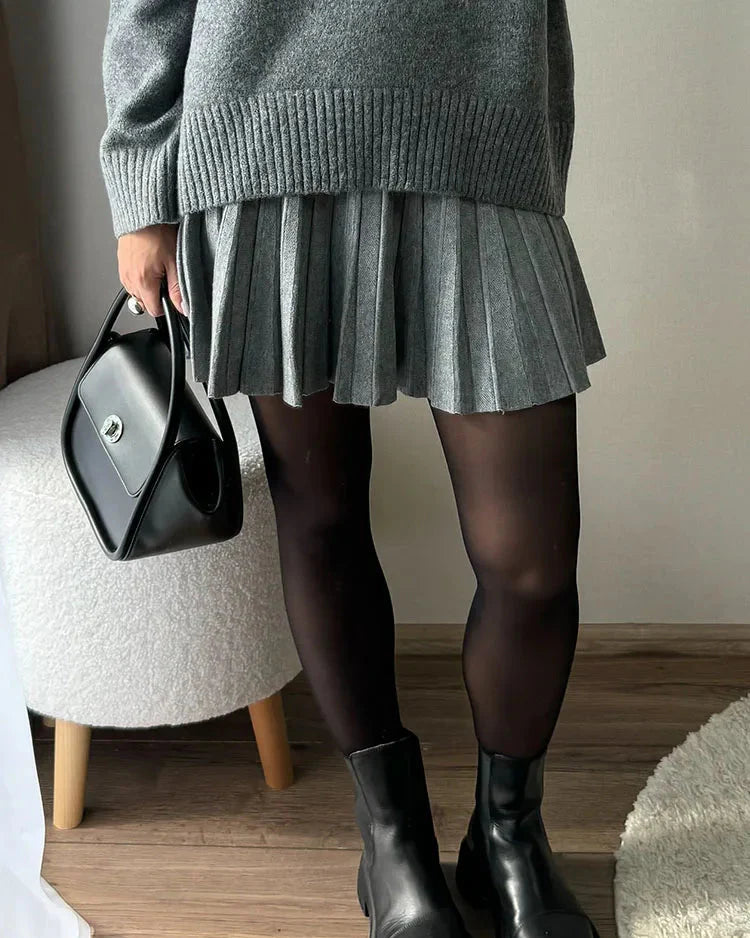 Doreen Mini Pleated A line Skirt