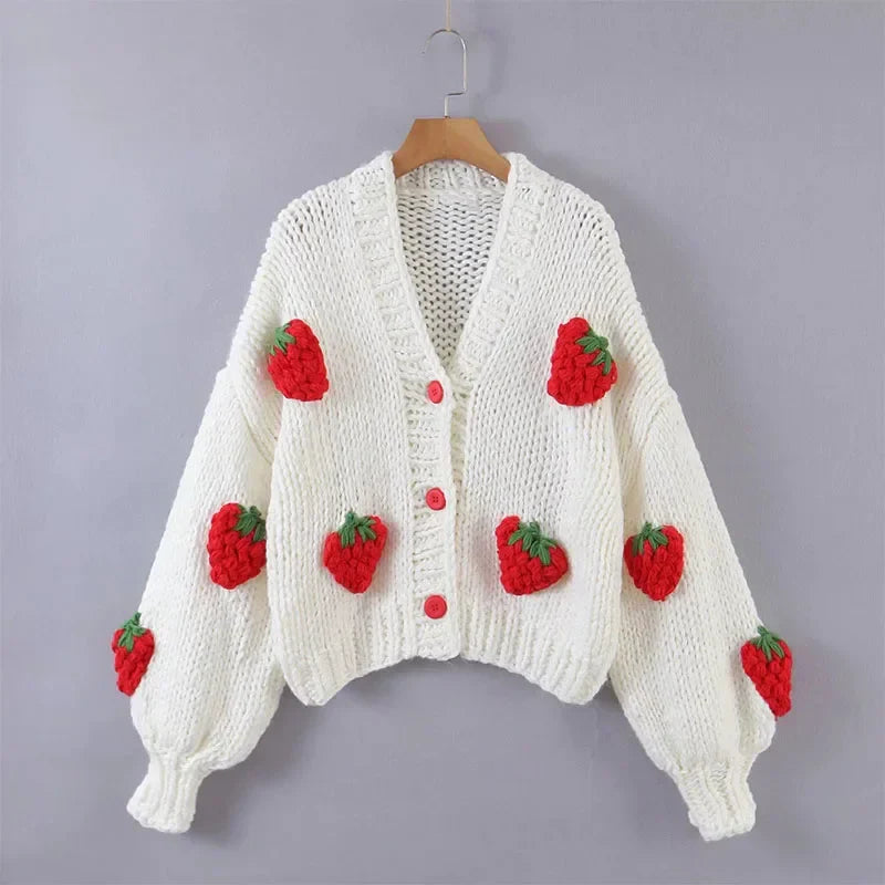 3D Embroidered Cardigan